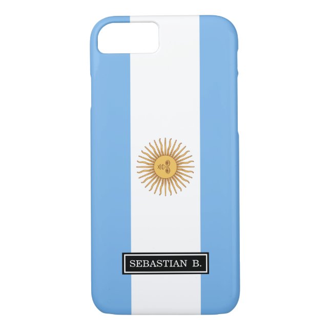 Traditional Argentina Flag Case-Mate iPhone Case (Back)