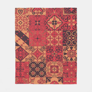 Traditional Art Fleece Blanket
