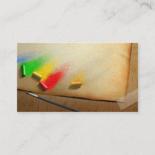 Traditional Artist Painter's Business Card