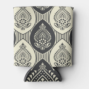 Traditional Asian damask, seamless pattern Can Cooler