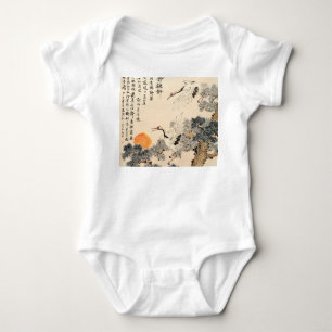 Traditional Asian painting: classic art. Baby Bodysuit