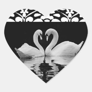 Traditional Black and White Swan Seal