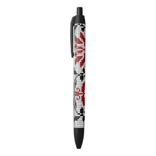 Traditional black ink pen