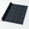 Traditional Black Watch Plaid Wrapping Paper