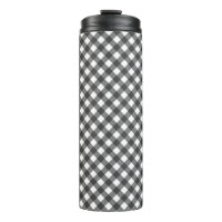 Traditional Black White Gingham Picnic Cottagecore