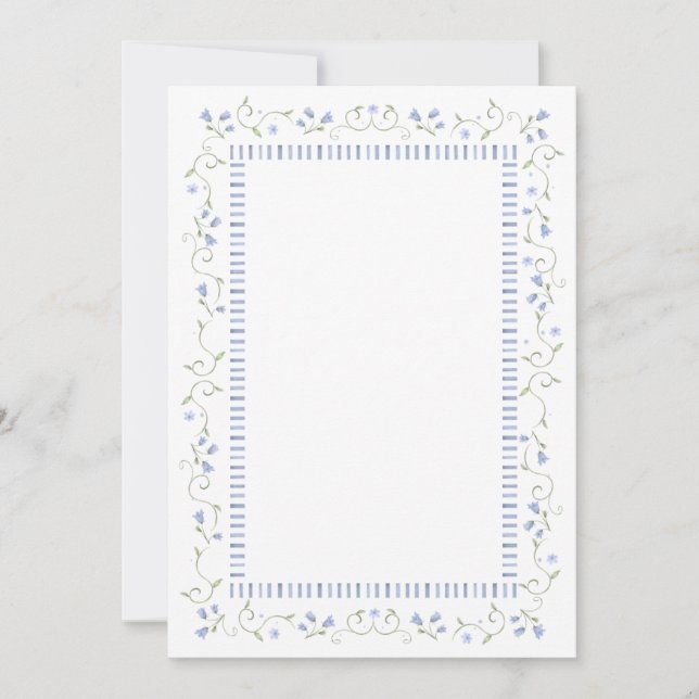 Traditional Blue | Greeting Card (Front)