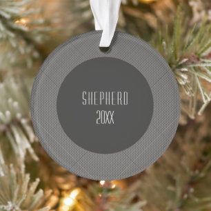 Traditional Border Shepherd Highland Plaid Ornament