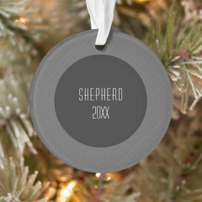 Traditional Border Shepherd Highland Plaid Ornament (Tree)