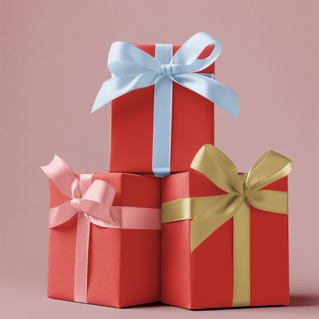 Traditional - Bright Red - Wrapping Paper Sheets (Creator Uploaded)