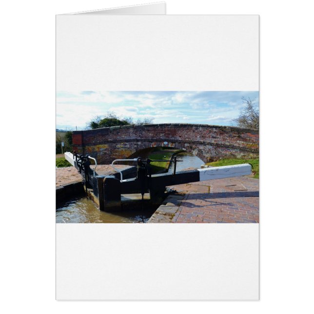 Traditional British Canal Lock (Front)