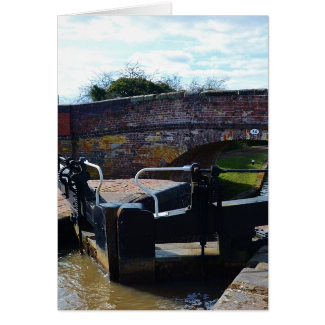 Traditional British Canal Lock (Front)