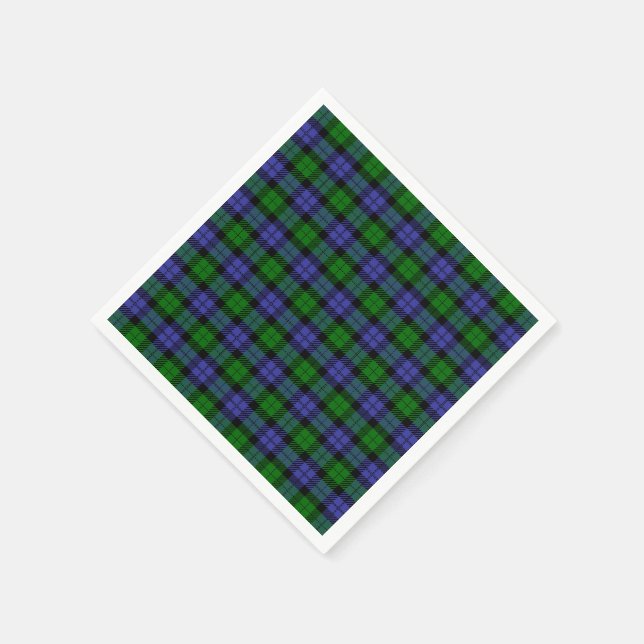 Traditional British plaid tartan  Napkin (Corner)