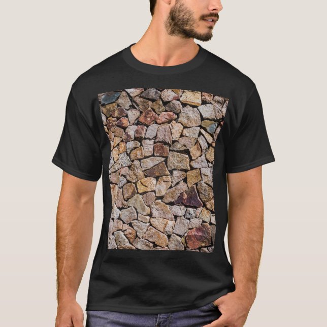 Traditional Broken Stone Pile Walls T-Shirt (Front)
