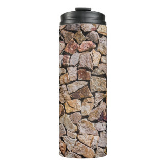 Traditional Broken Stone Pile Walls Thermal Tumbler