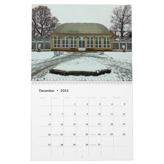 Traditional buildings of England Calendar (Dec 2026)