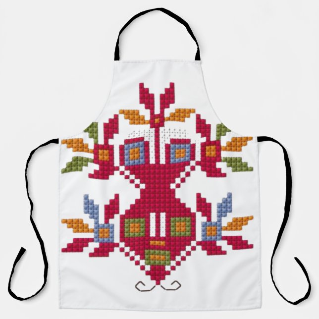 Traditional Bulgarian Motif  Apron (Front)