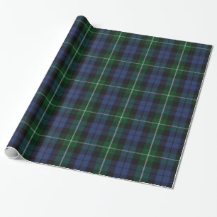 Traditional Campbell Tartan Plaid Wrapping Paper