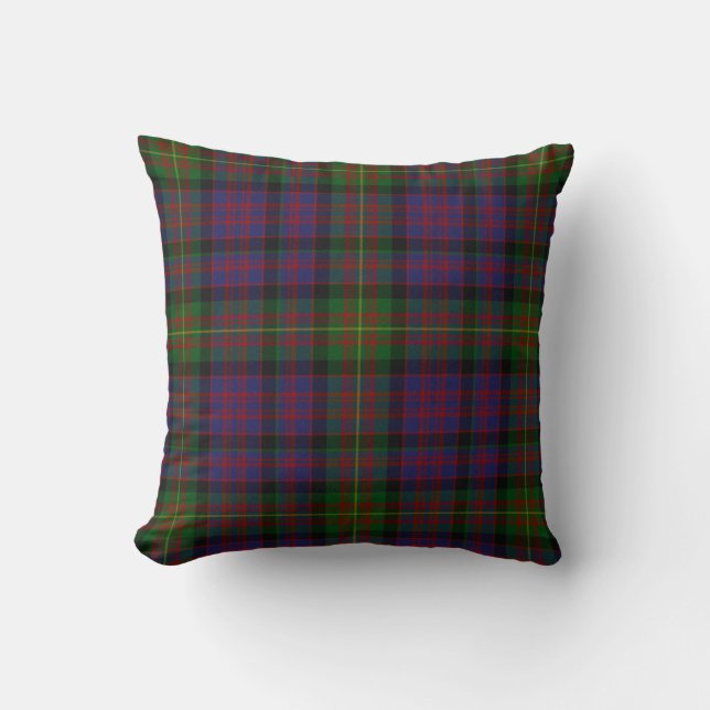 Traditional Carnegie Tartan Plaid Pillow (Front)