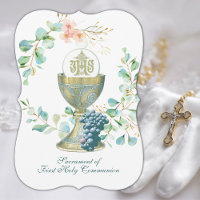 Traditional Catholic  Holy Communion Eucalyptus