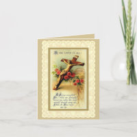 Traditional Catholic Lenten Crucifix Floral Prayer