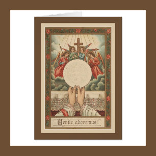 Traditional Catholic Priest Eucharist Angels