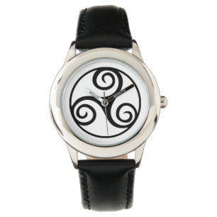 Traditional Celtic Triskele Design Watch