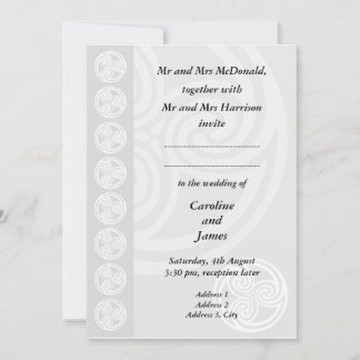 Traditional Celtic Wedding Invitation