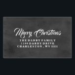 Traditional Chalkboard Merry Christmas Sticker<br><div class="desc">Personalised Merry Christmas sticker. Matches our Merry Christmas Photo Card. Please feel free to Contact Us with any questions.</div>