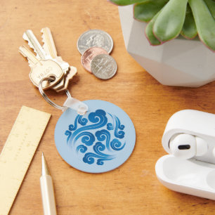 traditional Chinese auspicious cloud pattern Key Ring