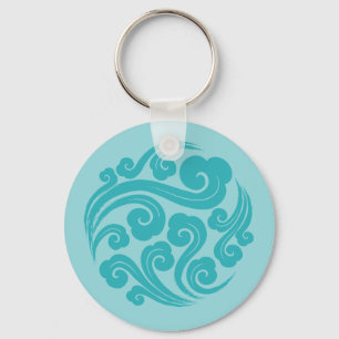 traditional Chinese auspicious cloud pattern Key Ring