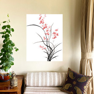 Traditional Chinese Iris - one Canvas Print