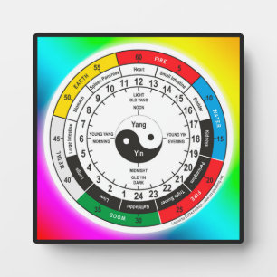 Traditional Chinese Medicine Body Clock Mug Bevera Plaque