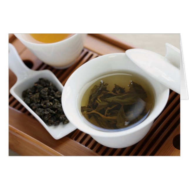 Traditional Chinese tea ceremony: oolong tea (Front Horizontal)