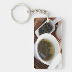 Traditional Chinese tea ceremony: oolong tea Key Ring