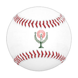 Traditional Christmas Candle Baseball