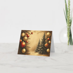 Traditional Christmas Card