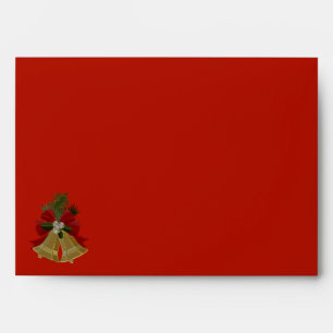 Traditional Christmas Card Envelope