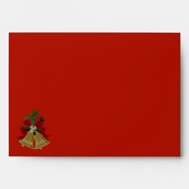 Traditional Christmas Card Envelope (Front)