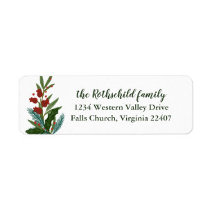 Traditional Christmas Greenery and Sprigs