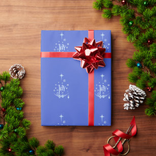 Traditional Christmas Heartfelt Sentiment of Joy Wrapping Paper