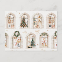 Traditional Christmas preparations mouse family