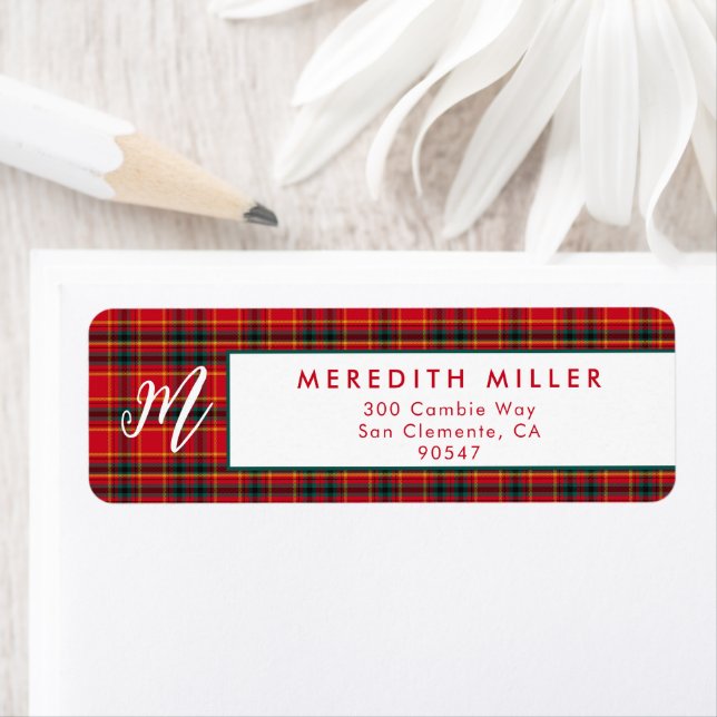 Traditional Christmas Red and Green Plaid (Insitu)