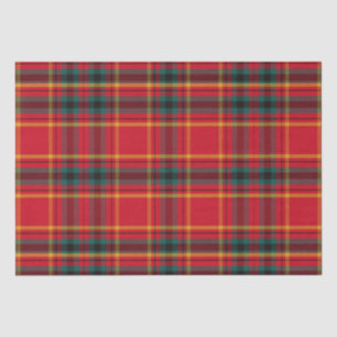 Traditional Christmas Red and Green Plaid Tissue Paper