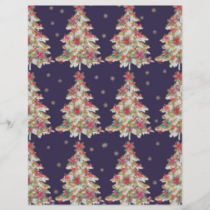Traditional Christmas Scrapbook Paper
