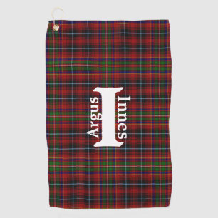 Traditional Clan Innes Tartan Plaid Golf Towel