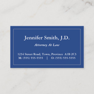 Traditional, Classic Business Card