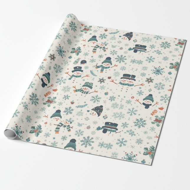 Traditional/Classic Christmas Paper (Unrolled)