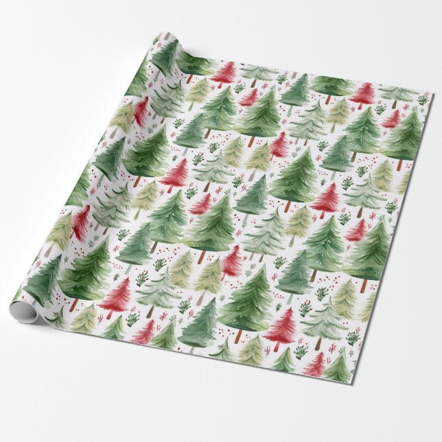Traditional/Classic Christmas Paper (Unrolled)