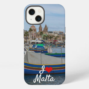 Traditional colorful fishing boats in Malta iPhone 13 Case
