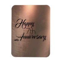 Traditional Copper 7th Anniversary